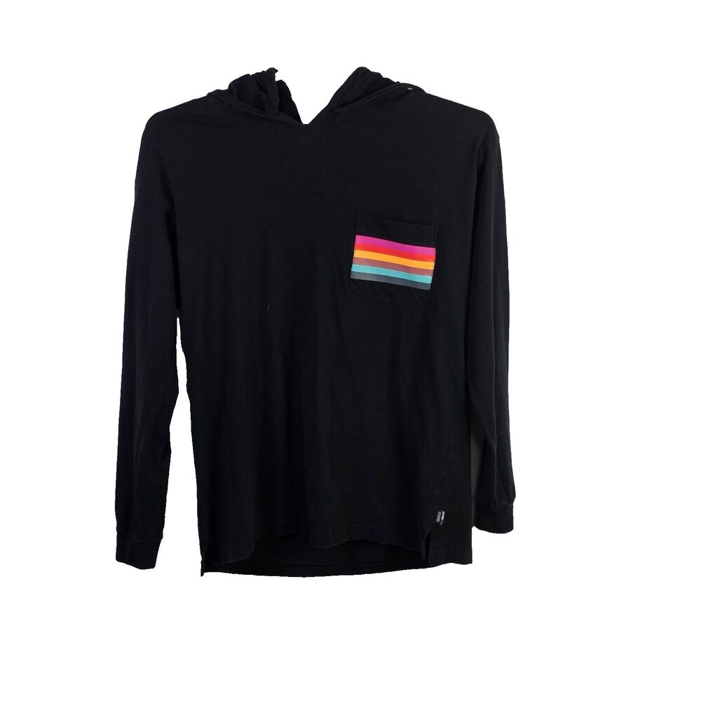 Victoria’s Secret Pink Smal Black Long Sleeve Hoodie